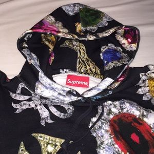 supreme jewels hoodie sweatshirt